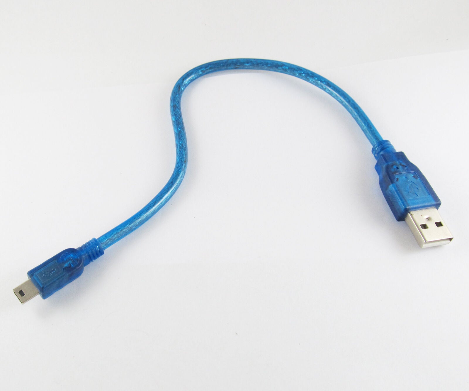 5x USB 2.0 Type A Male to Mini B 5pin Male Convert DATA Cable 1ft 30CM Universal