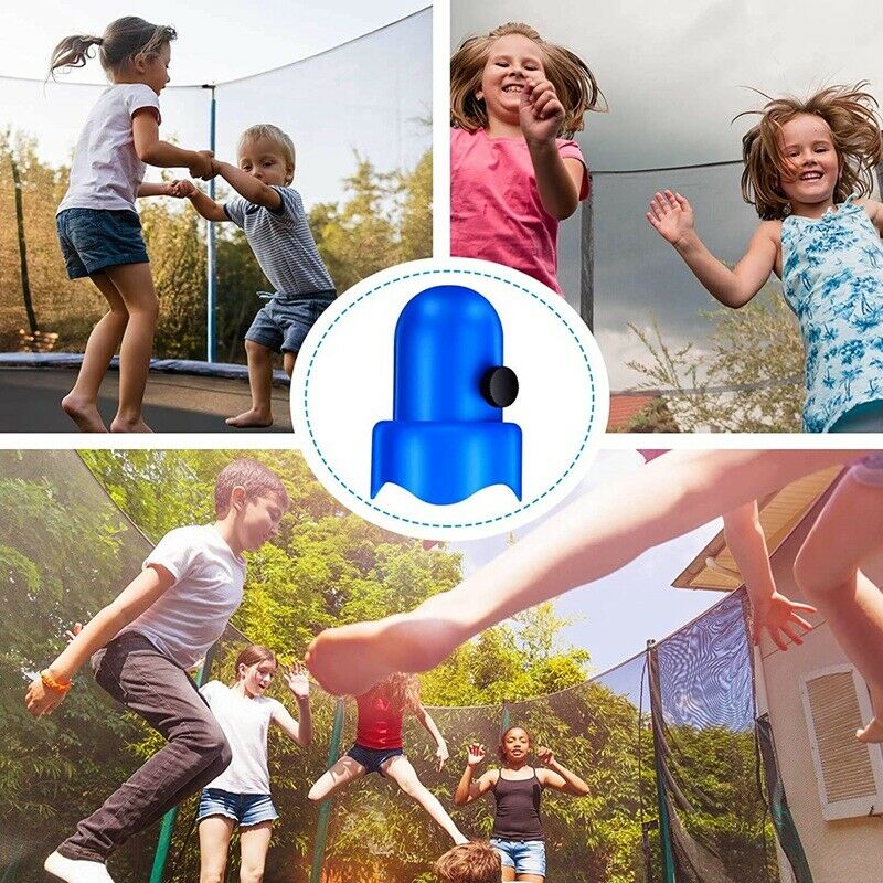 1.5 Inch Diameter Trampoline Enclosure Pole Caps with Screw Thumb and TrampoD4Y3