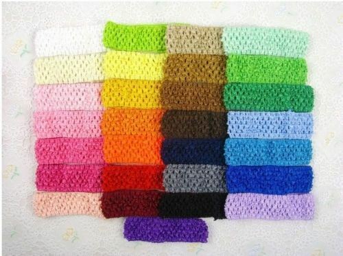 Random 10-pack Elastic Baby Kids Toddlers Headband Hair Band Crochet Breathable