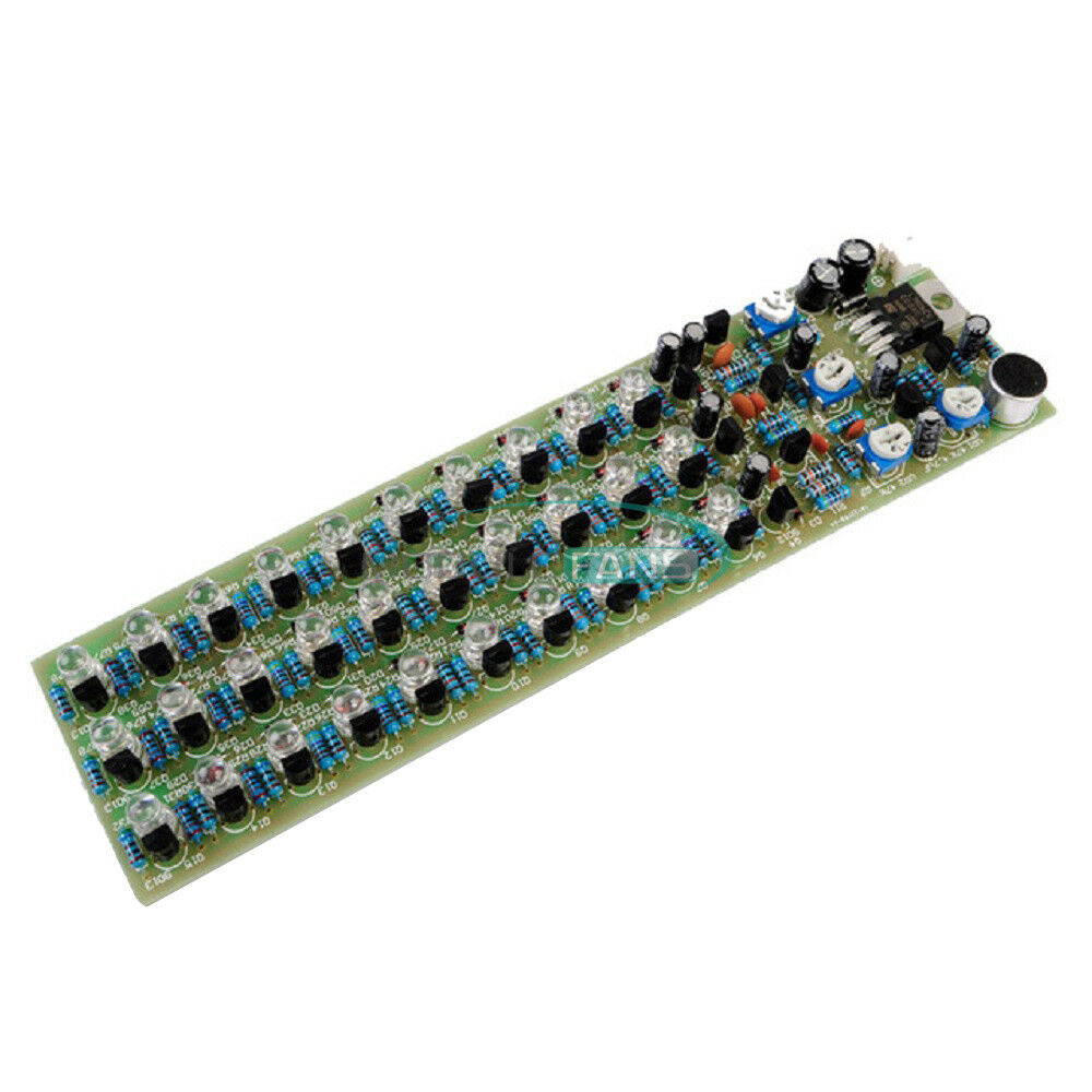 Red/Blue/Green LED Voice Control Level Indicating Electronic Production DIY Kit