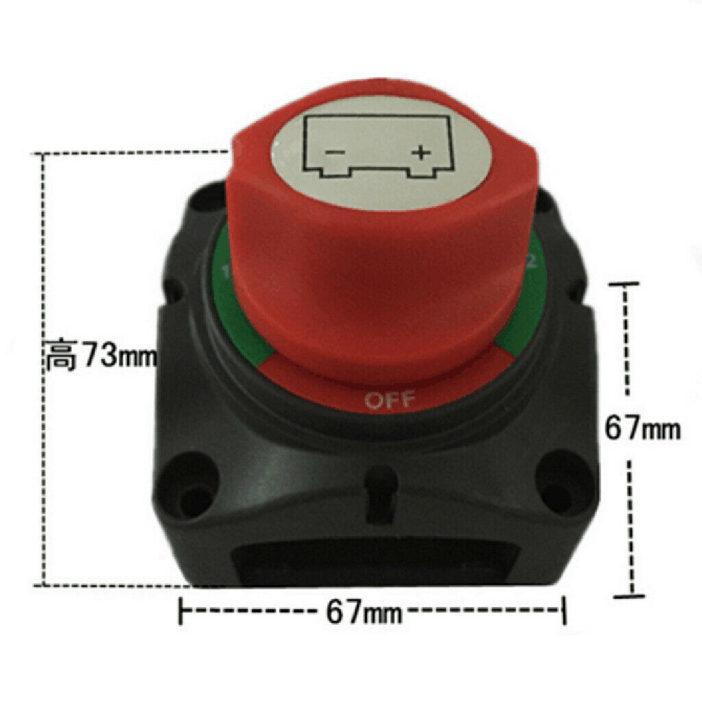 Replacement 3-Way Battery Switch For Marina Barca Caravan