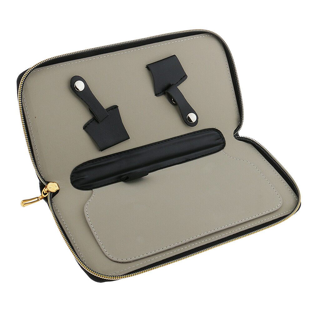 Leather Hair Scissors Shears Combs Bag Hairdressing Tool Pouch Holster Case