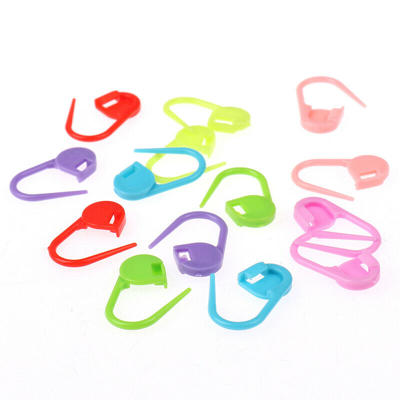 120Pcs Amazing Knitting Crochet Locking Stitch Needle Clip Markers Holder.l8