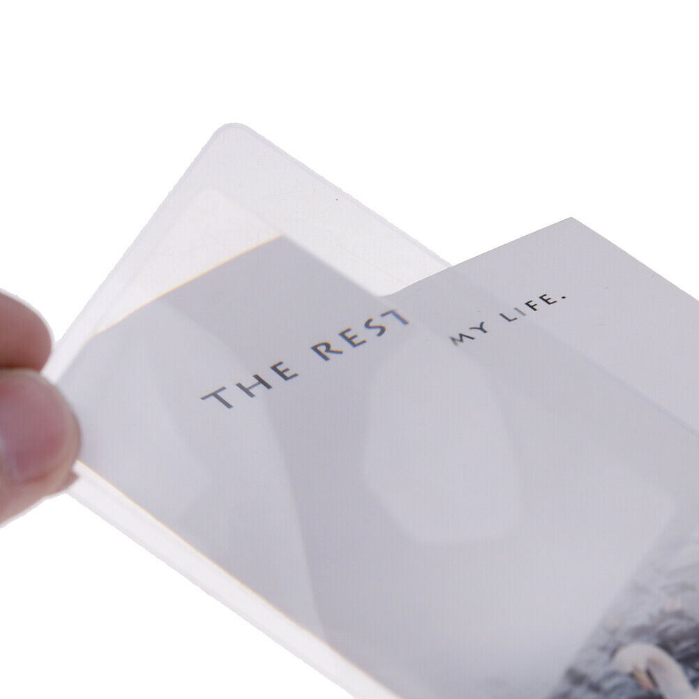 Credit Card Magnifier Pocket Credit Card Fresnel Transparent Magnifying G.l8