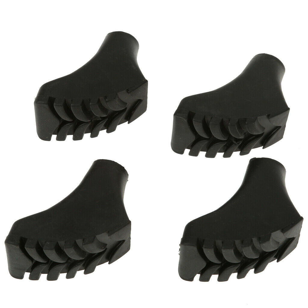 4X 4pcs Rubber Paw Feet Tips Hammers Hiking Stick Walking Trekking Pole Caps