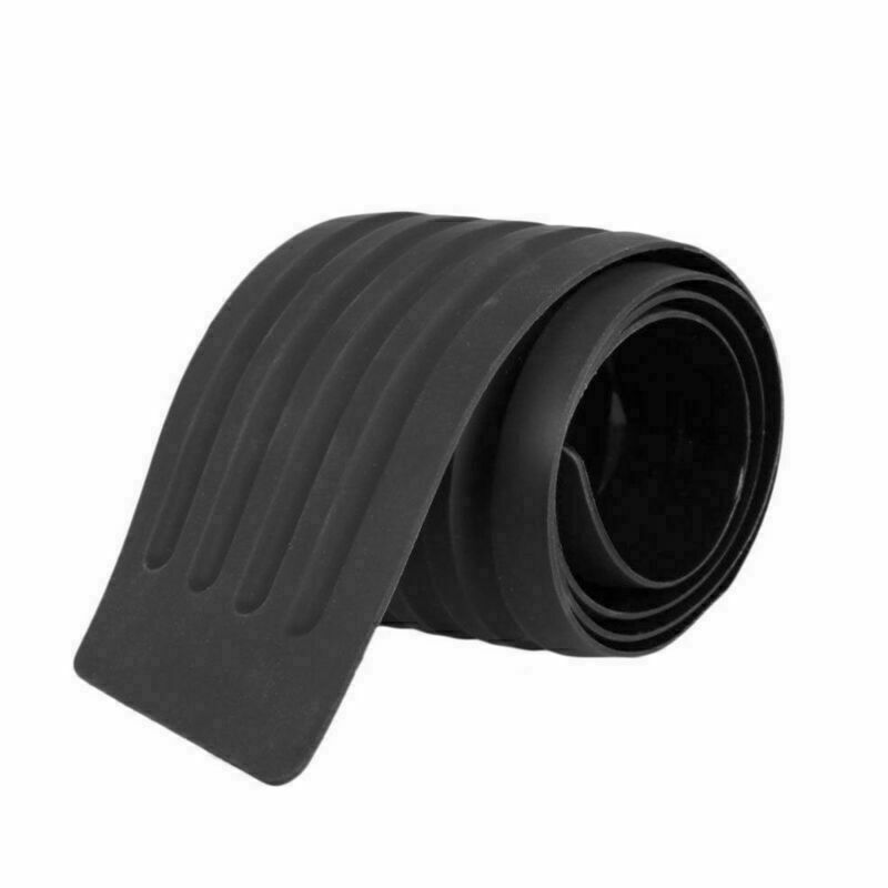 Sill Trunk Scuff Plate Rubber Black Universal Rear Guard Bumper