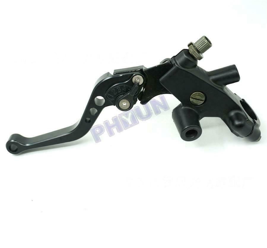 Pair 7/8'' Motorcycle Brake Clutch Master Cylinder Reservoir Levers Adjustable