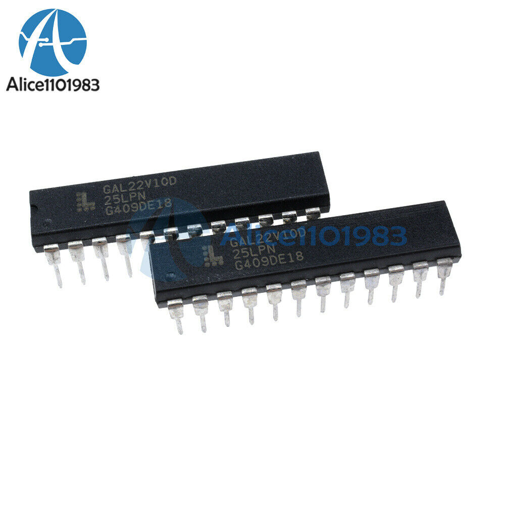10PCS Bundle IC GAL22V10D-15LP GAL22V10D DIP-24 LATTICE