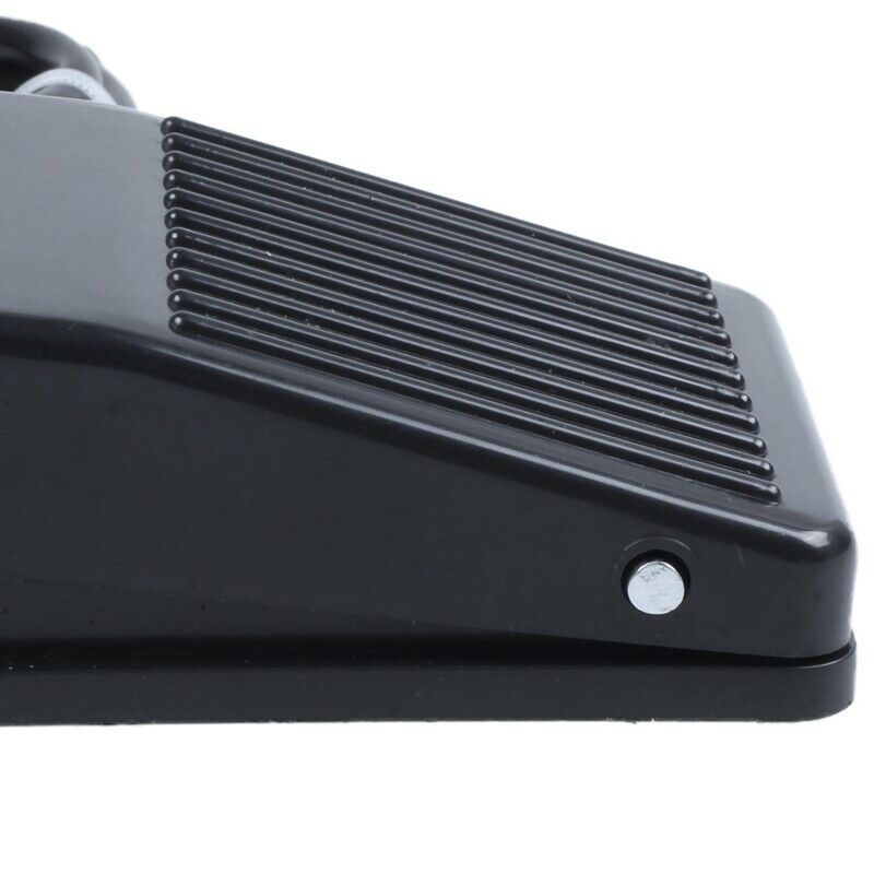 AC 250V 10A SPDT NO NC Antislip Plastic Momentary Power Foot Pedal Switch BlacL9