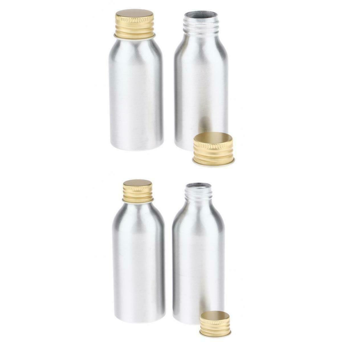 Set Of 4 Pcs Empty Multi Volumes Cosmetic Bottle Portable Lightweight Bottle