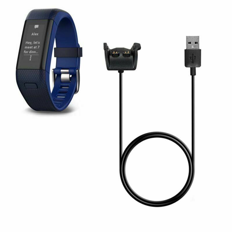 USB Charging Cable Charger Cradle For Garmin Vivosmart HR / HR+ Activity Tracker