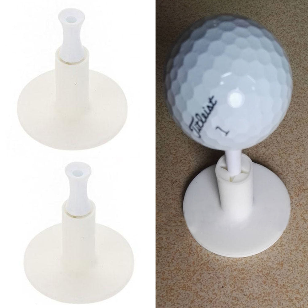 Rubber Winter Range Driving Mat GOLF TEES & HOLDER Swing Training Practice Nice