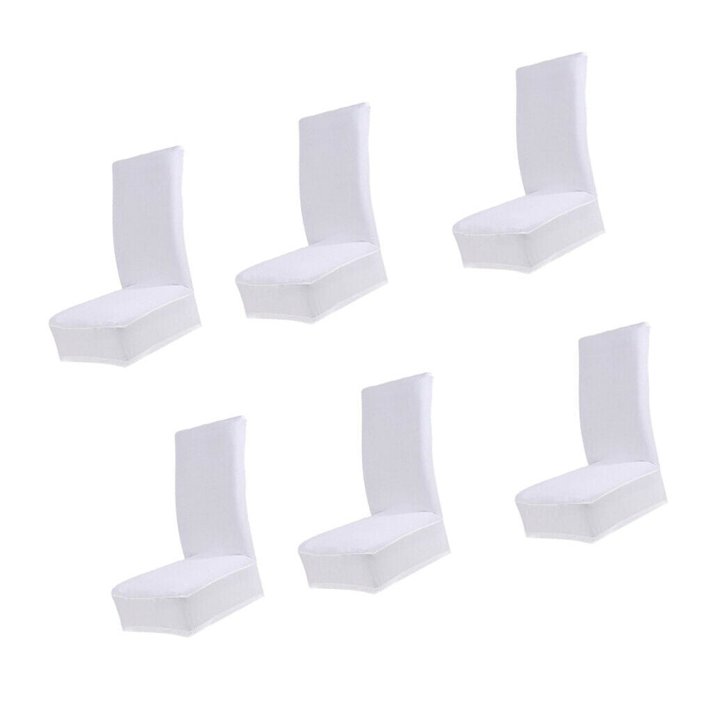 Solid Color Polyester Spandex Dining Stool