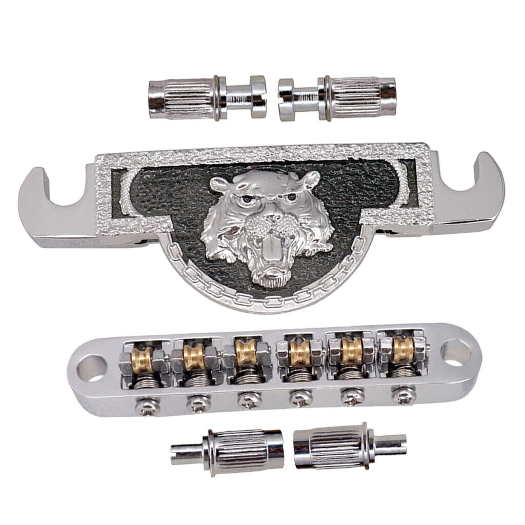 Saddle Bridge, Tailpiece And Mounting Screw for   Electric Guitar