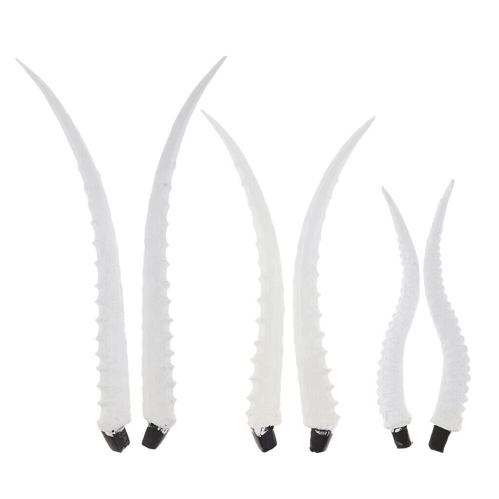 45cm Artificial Antelope Horns Costume Accessory for DIY Hair Headband Hoop