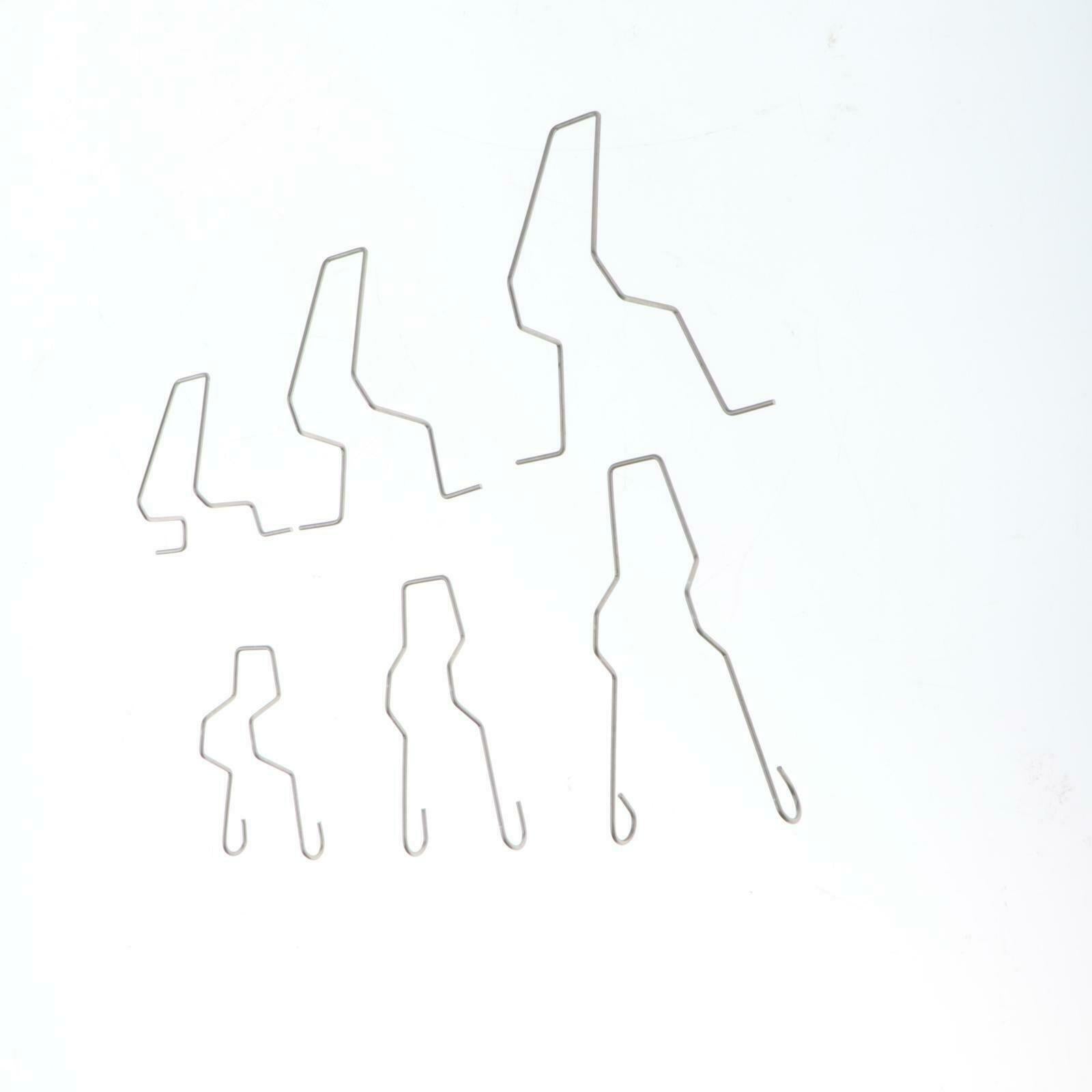 6x Car Headlamp Dip Spring Clips Car Headlight Retainer Clamps 60mm Durable