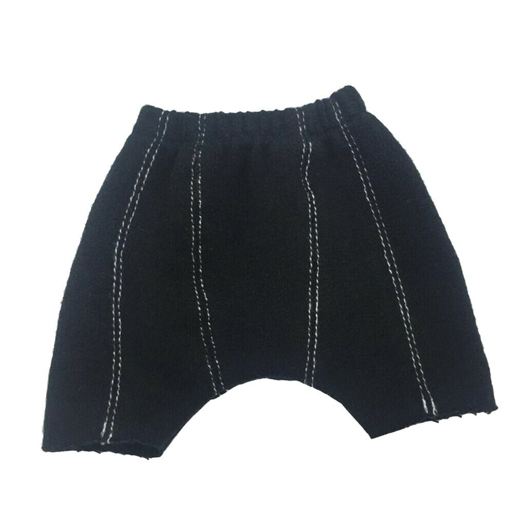 1/6 Scale Male Shorts Hip Pants Black for 12inch Action Figures Accessories