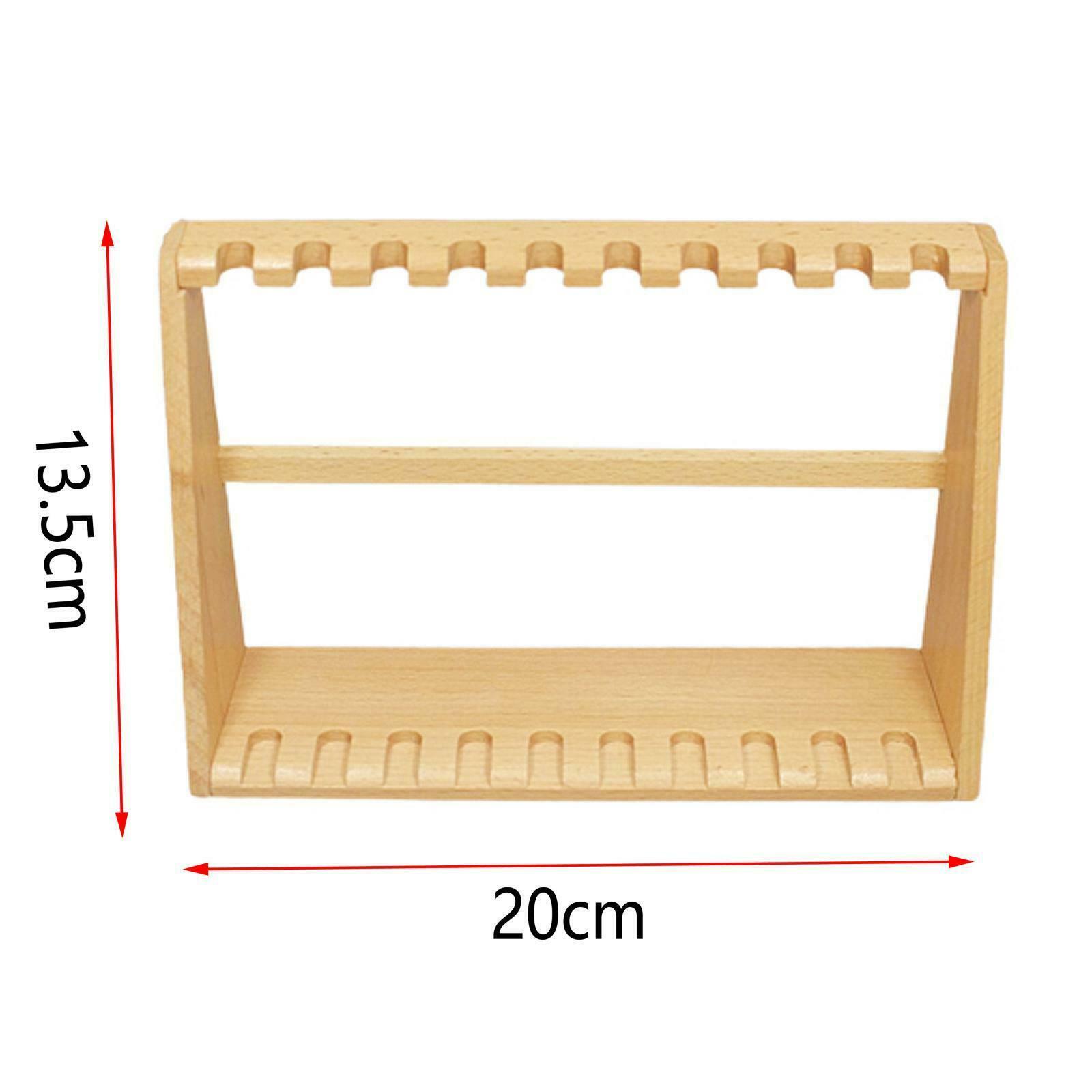 1/6 Wooden  Rack Gun Shelf Stand Display Easy to Assemble Accessories fit for 12