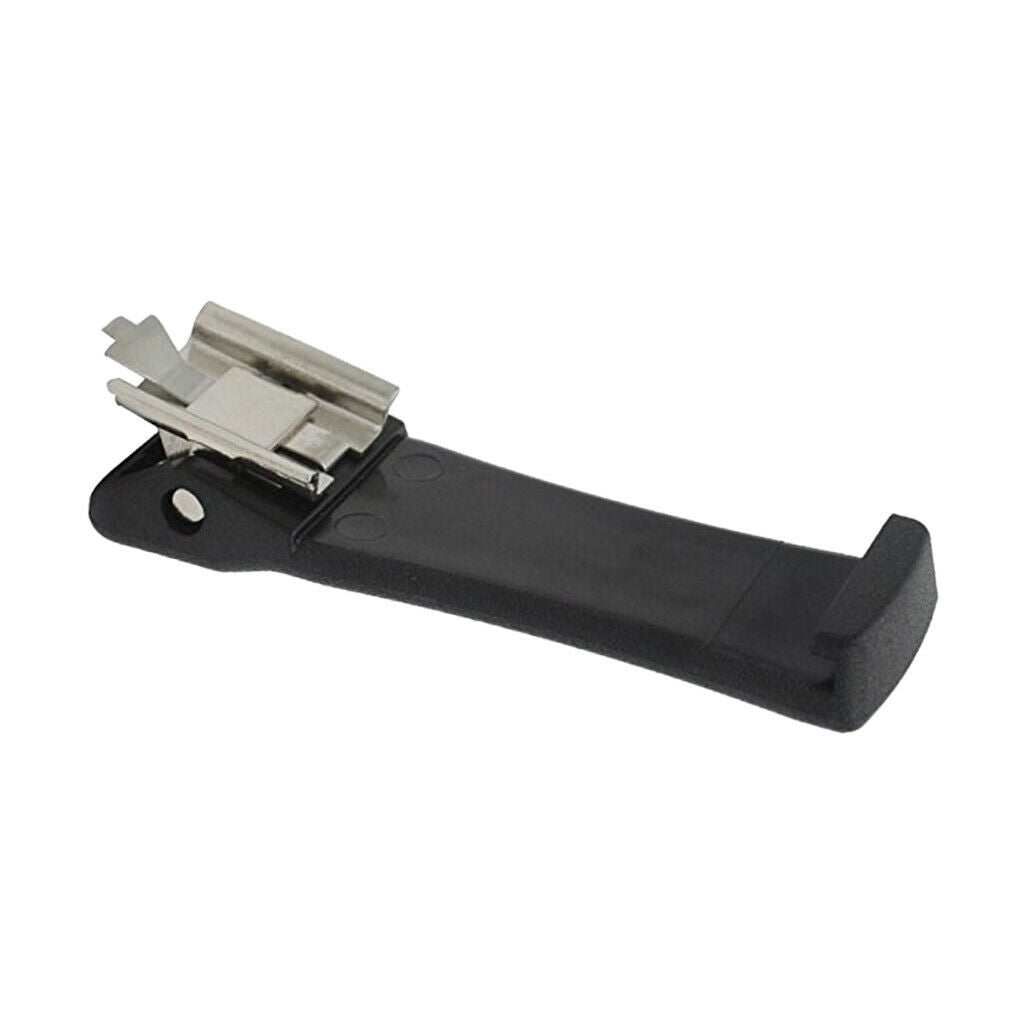 5 Pieces Portable Radio Belt Clip (Schwraz)