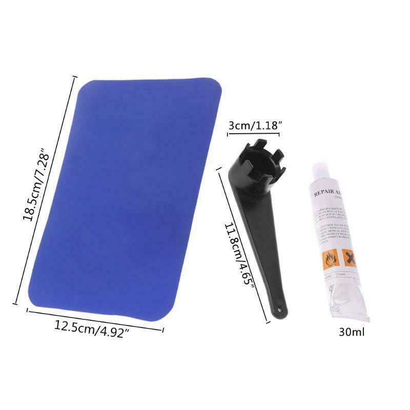Inflatable Boat Swimming Pool Kayaking PVC Puncture Repair Patch Glue Kit Canoe