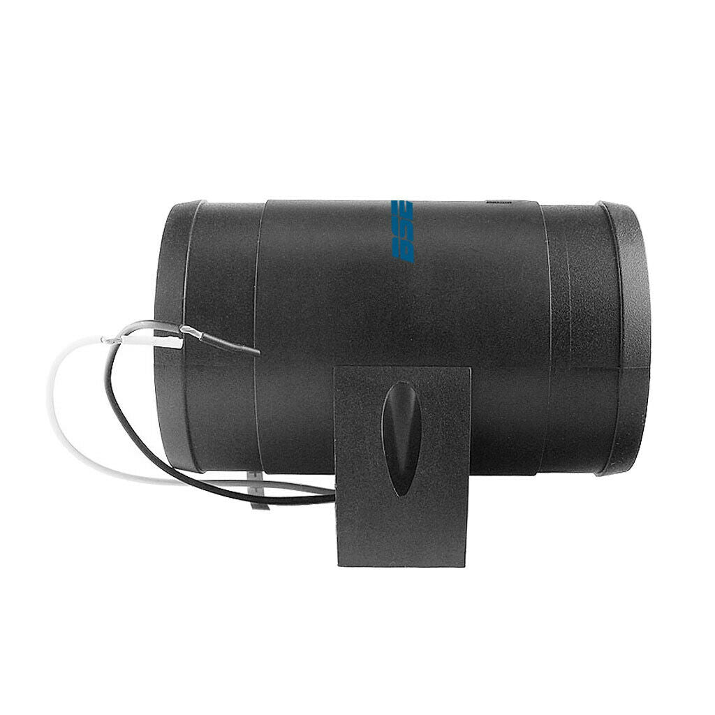 Black 12V Electric in Line Bilge Air Blower 145CFM 3" Outlet Hose for Boat Kayak