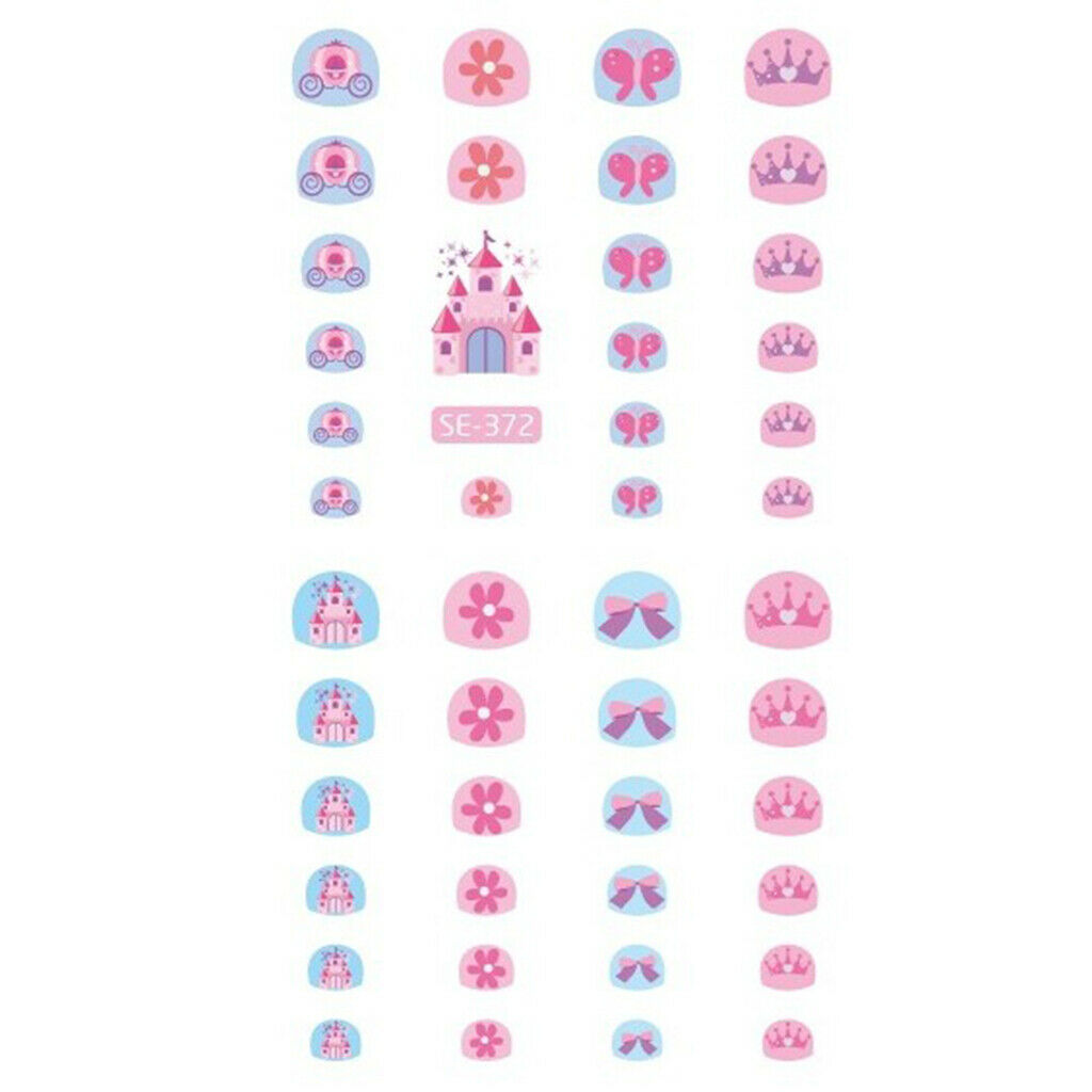 10x Moon Nail Art Stickers Boys Girls Adults Tips Decals for Phone Clothes