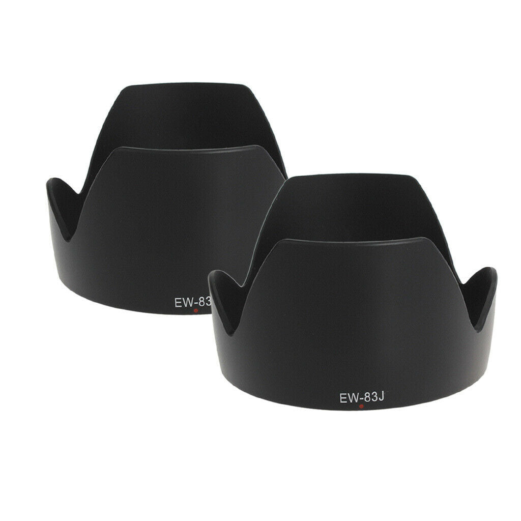 2x Camera Lens Hood For Canon EW-83J AF 24-85 Mm F / 2.8-4D IF