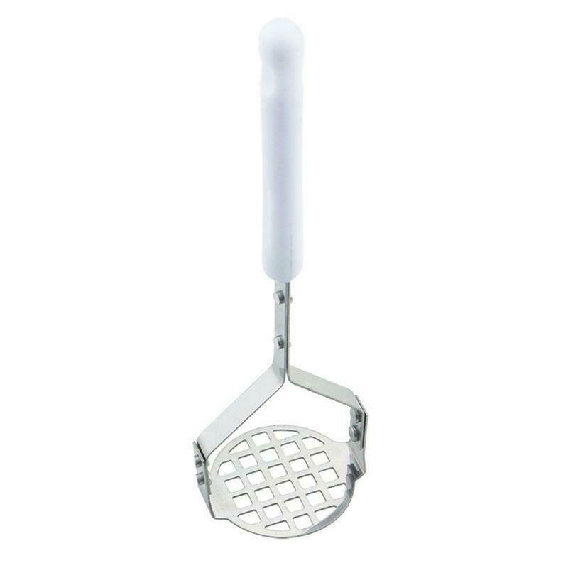 Stainless Steel Potato Masher ricer with Broad and Ergonomic â€“ Fine-grid Mashing
