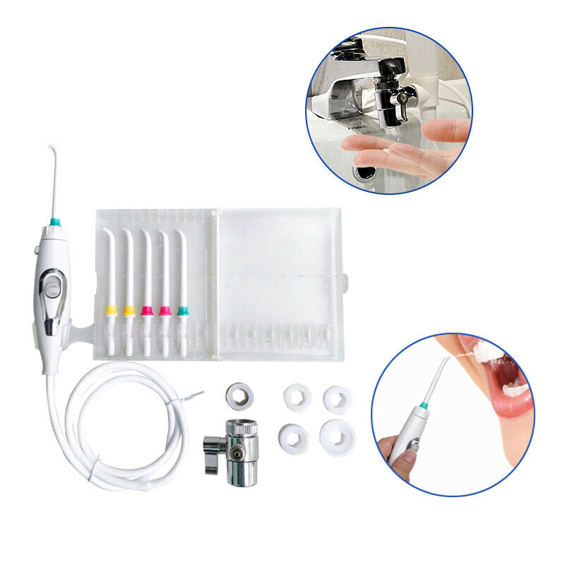 6 Tips Faucet Oral Irrigator Pressure Water Jet Toothbrush Flosser Tooth Clea TH