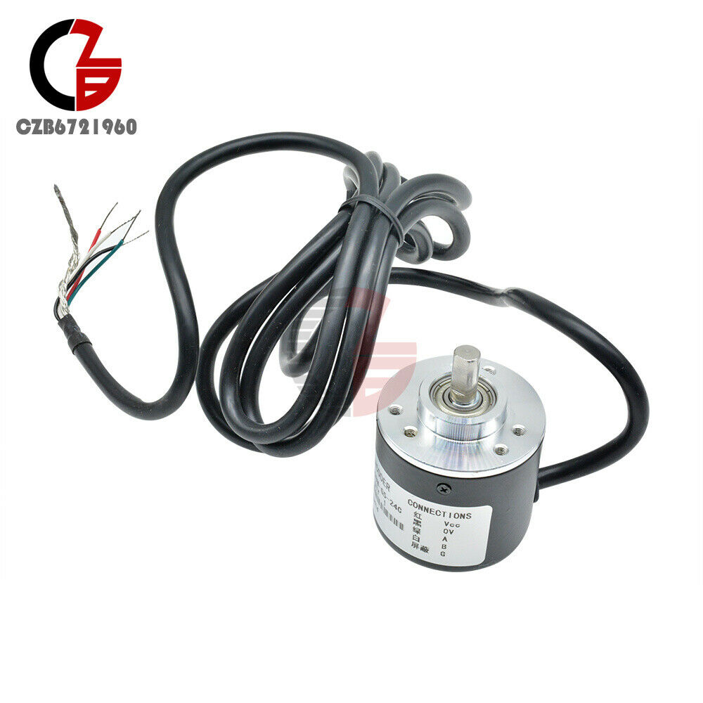 New Encoder 600 P / R 5V-24V Incremental Rotary AB 2 Phase 6mm Shaft