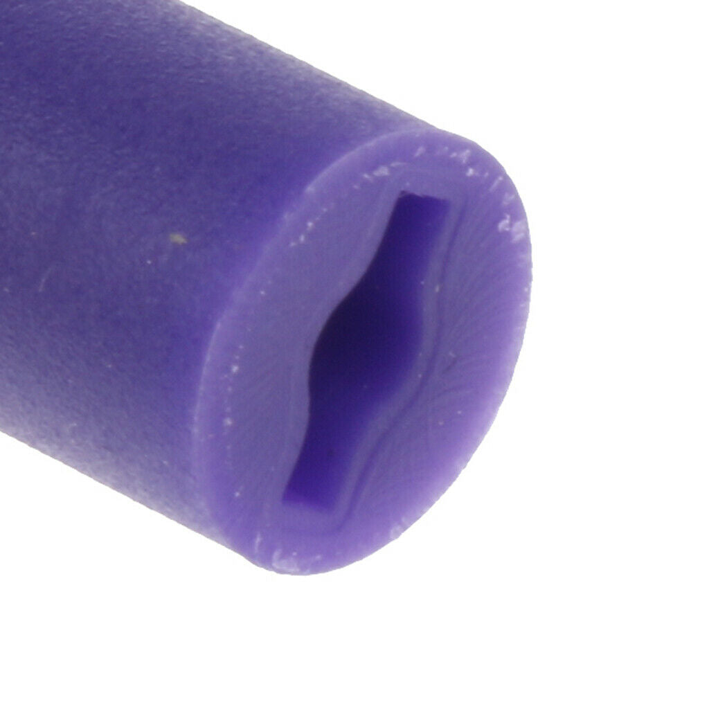 Skin Pencil Holder Bag Made of Rubber Protective Cover with Purple Pencil