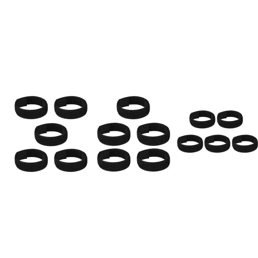 12 Pieces No Crow Rooster Collar No Crow Noise Neck Belt for Chicken Duck Black