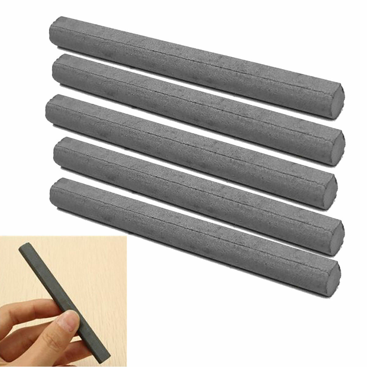 10x100mm Black MnZn Ferrite Rod Bar Loopstick For Radio Antenna Aerial Crystal