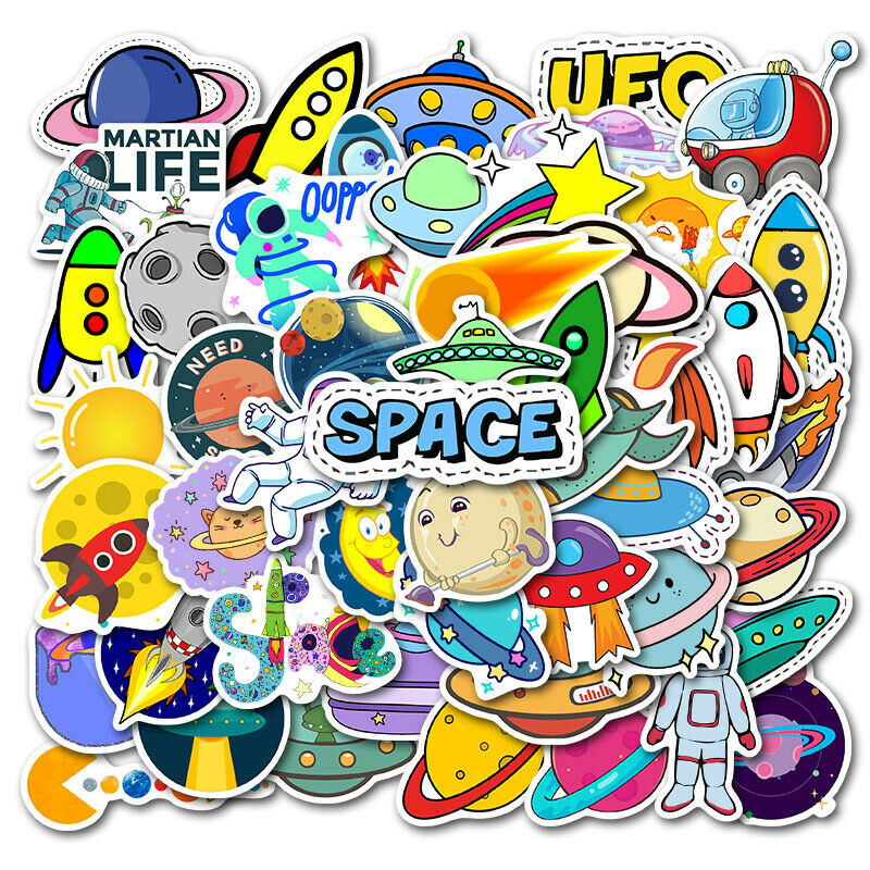 50pcs VSCO Stickers Pack Waterproof Cool Girl Stickers For Skateboard Suitc_DF