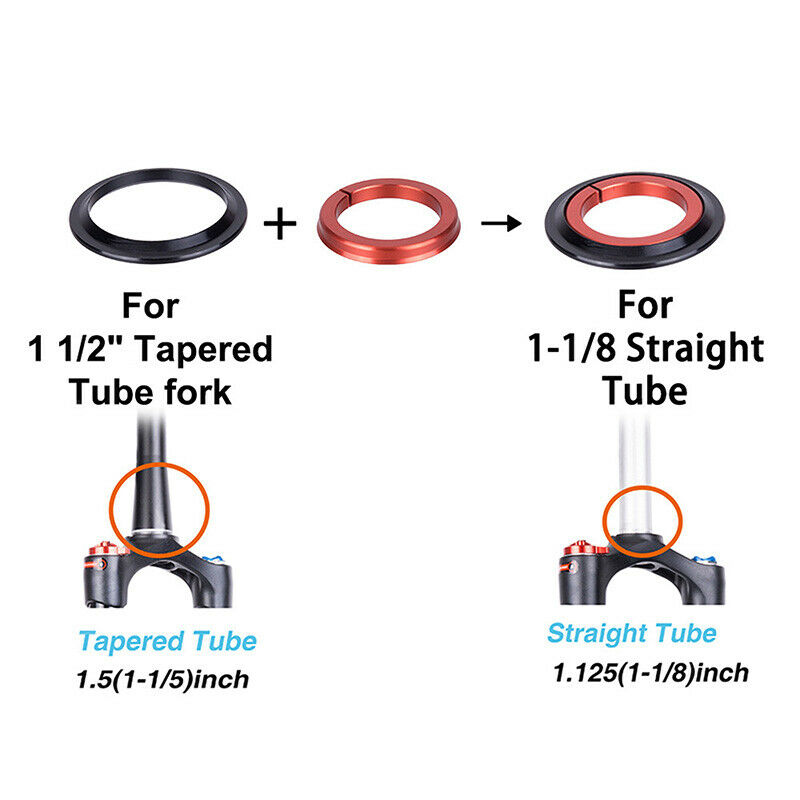 Bicycle Internal Headset 44mm 56mm Mountain Bike Threadless Sealed Bearing