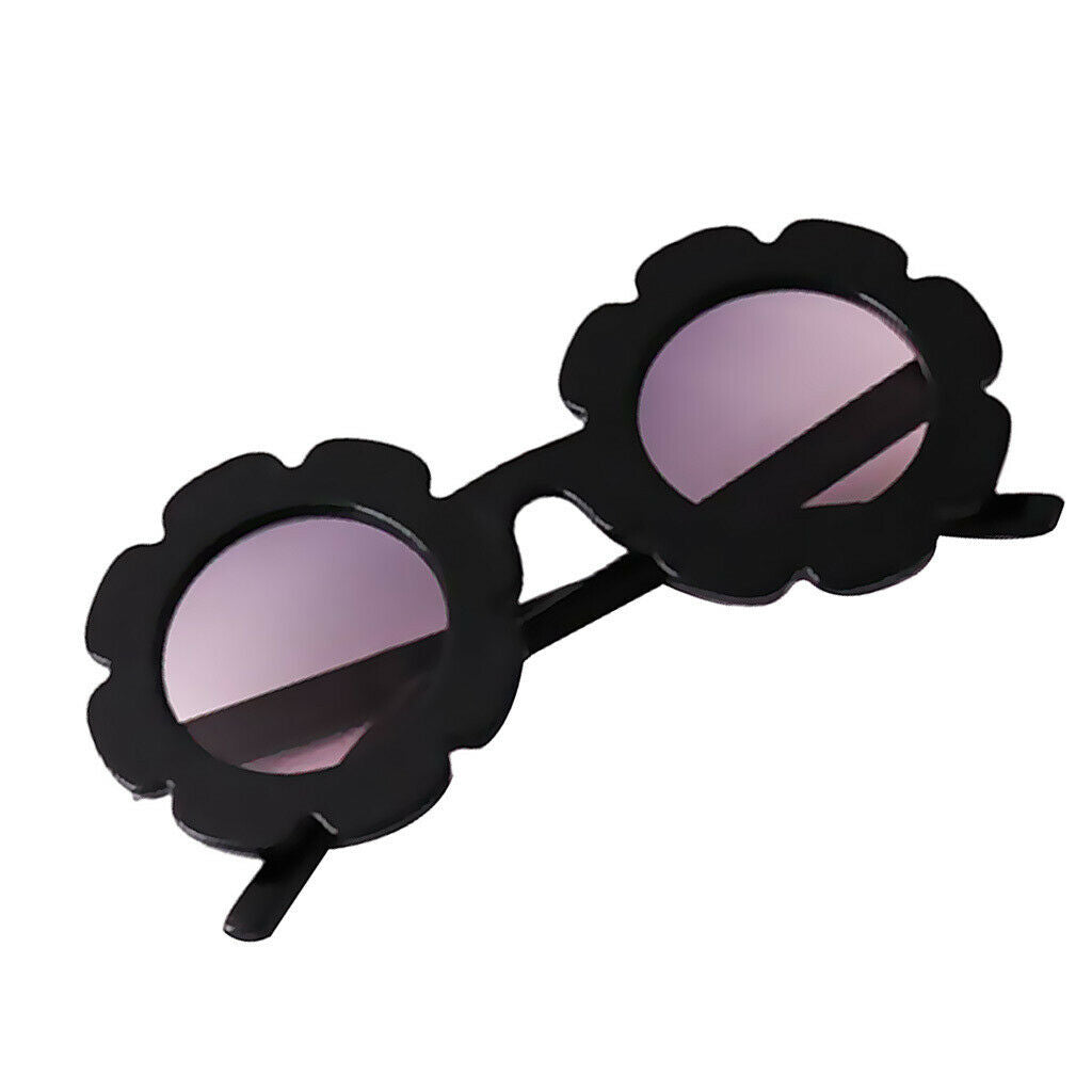 2 Pieces Fashion Baby Sun Flower Round Sunglasses Toddler Infant Soft Gift