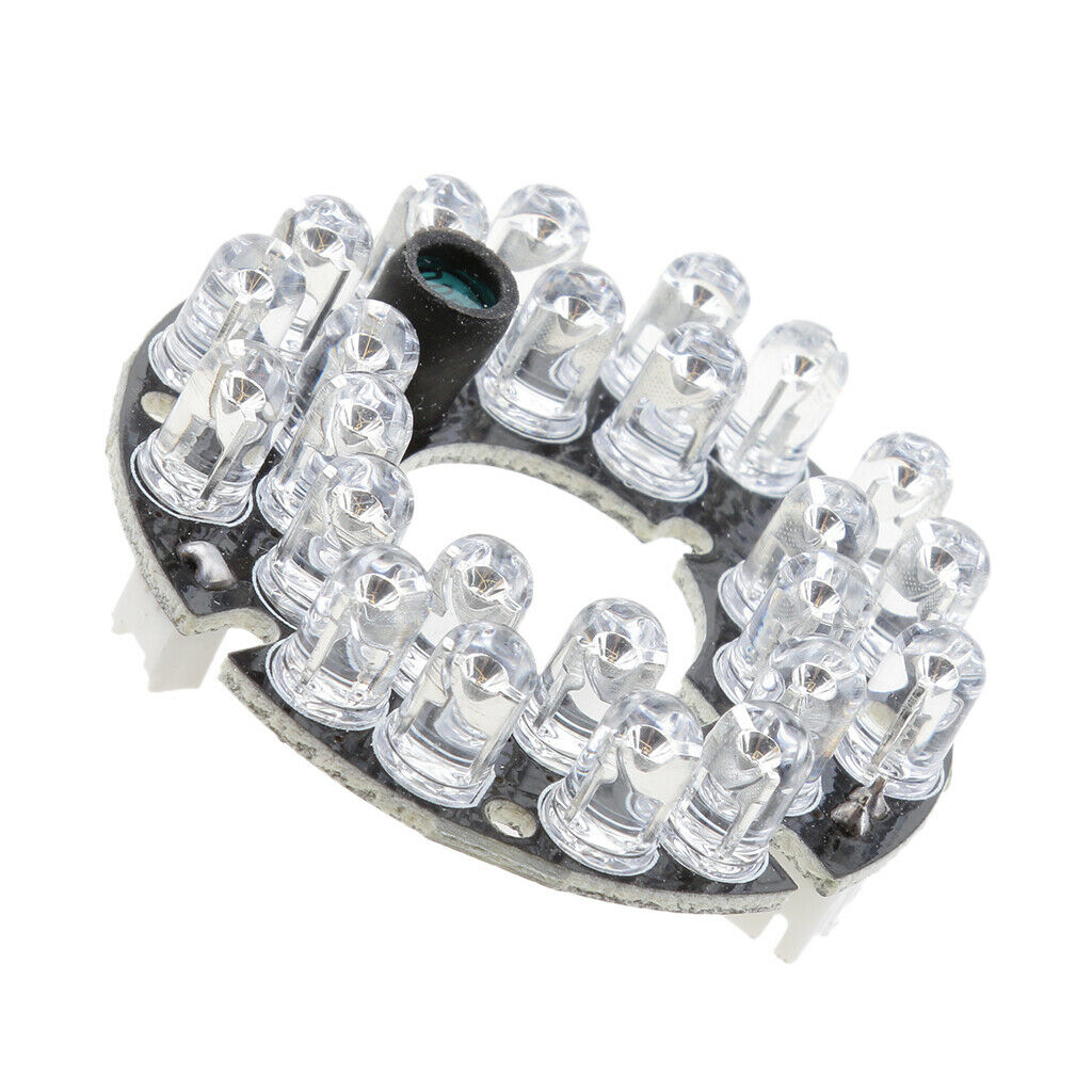 24 Infrared Night Vision IR LED Lamp Board Module for Camera DVR System