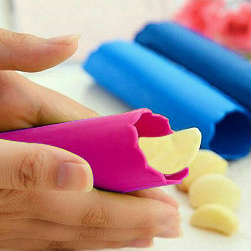 Silicone Garlic Slicer Chopper Peeler Press Crusher Kitchen Cooking Tool Home
