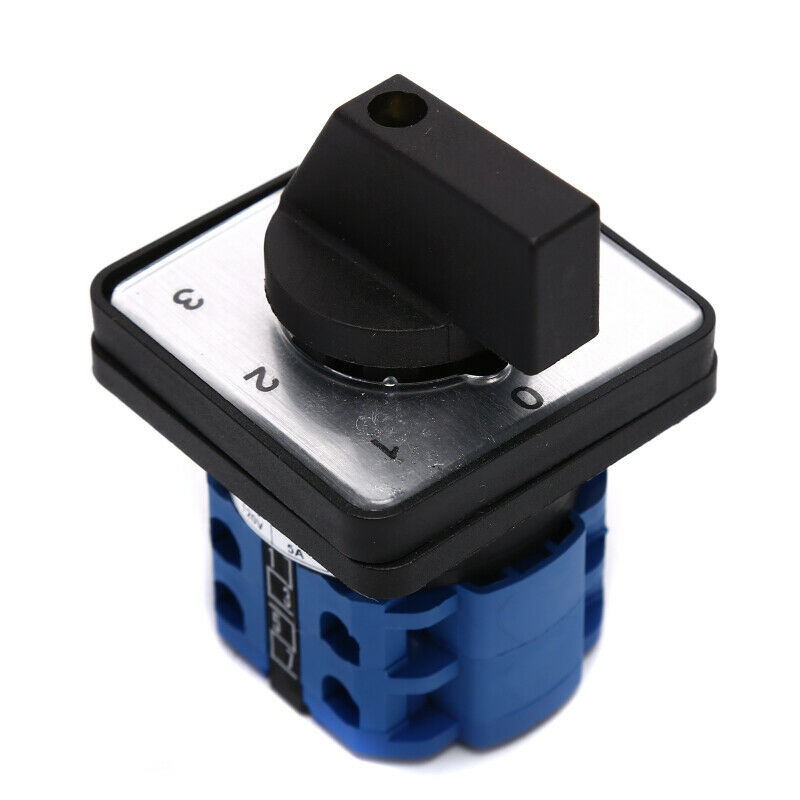 440V 20A 4-Position 0-1-2-3 Rotary Selector Changeover Switch Stock LW26-20/2 Qx
