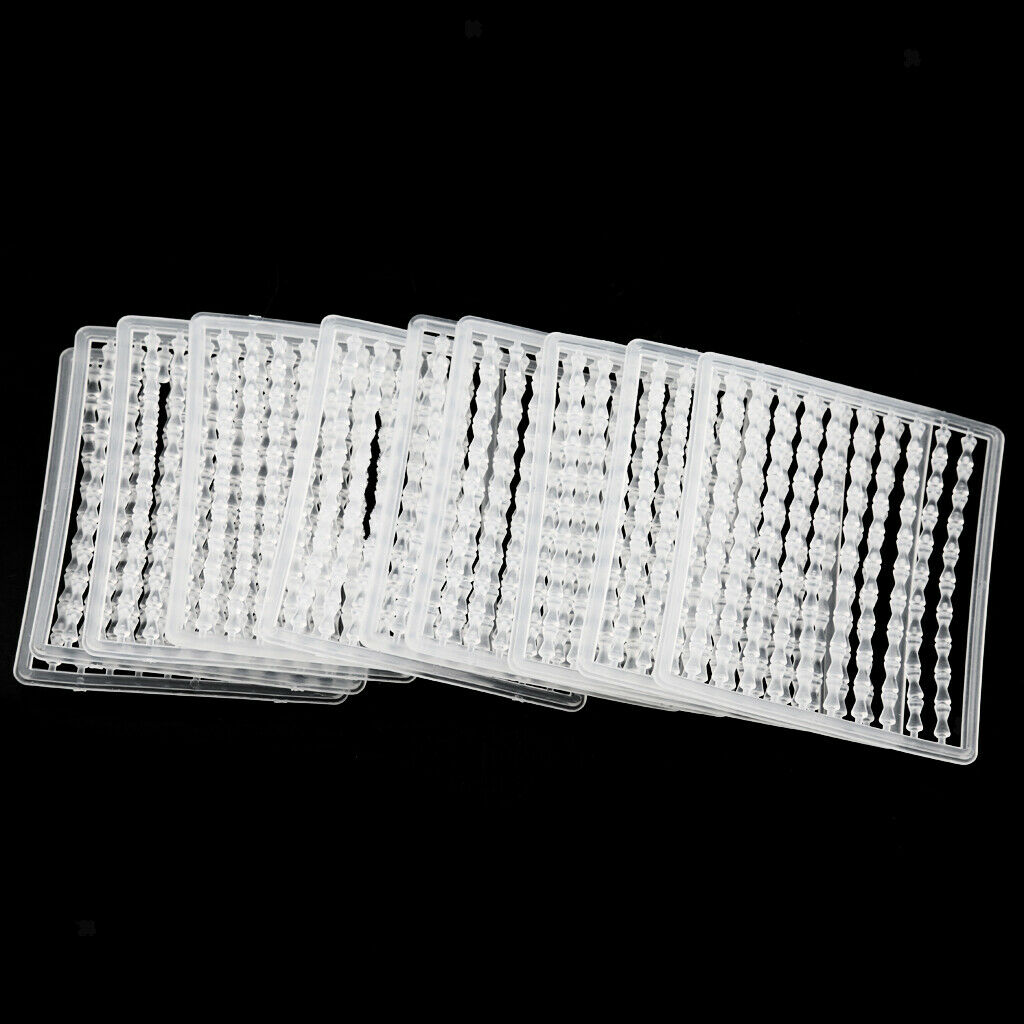 10 X Transparent Plastic Boilie Caps