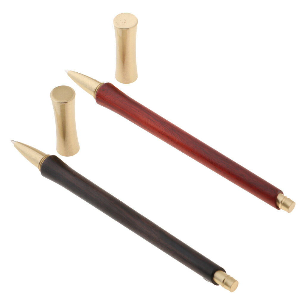 2Pcs RoseWood  Pen Gift Box For Businessman Office Staff,Student