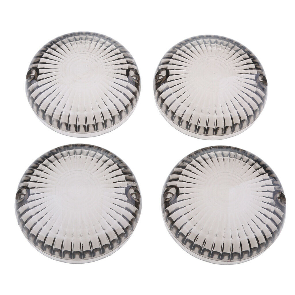 4pcs Front & Rear Turn Signals Blinker Lenses for Yamaha Virago  250 / 535 / 700