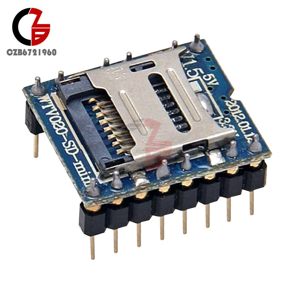 WTV020-SD-16P Audio Module WTV020 Voice TF U-disk MP3 Sound Player For Arduino
