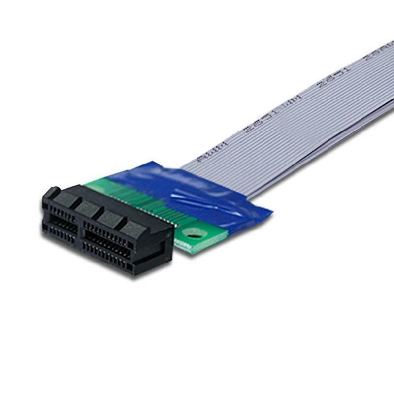 20cm PCI-Express 1X to 1X Adapter Riser Card Flexible High Speed Extension Cable