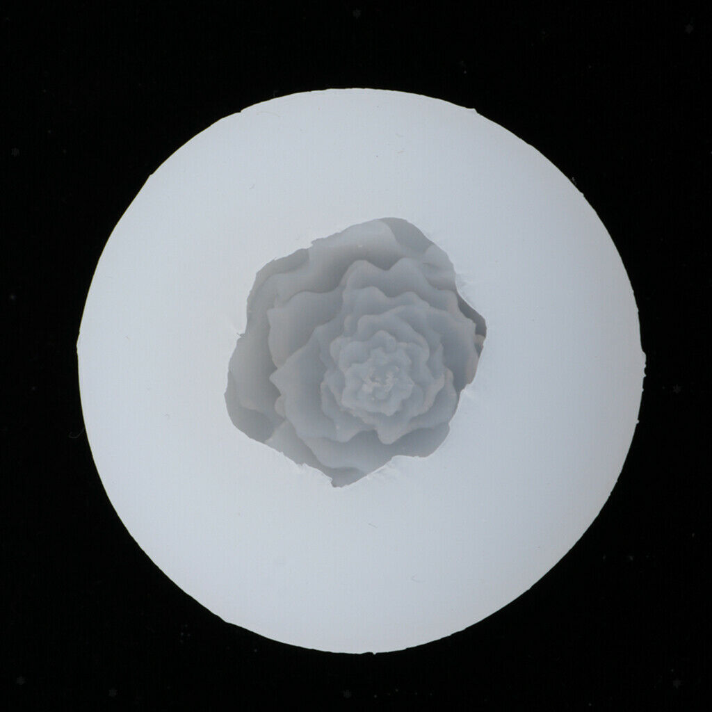 Fashion Peony Mold Silcone Mould Candle Mold Car Aromatherapy Making Mold