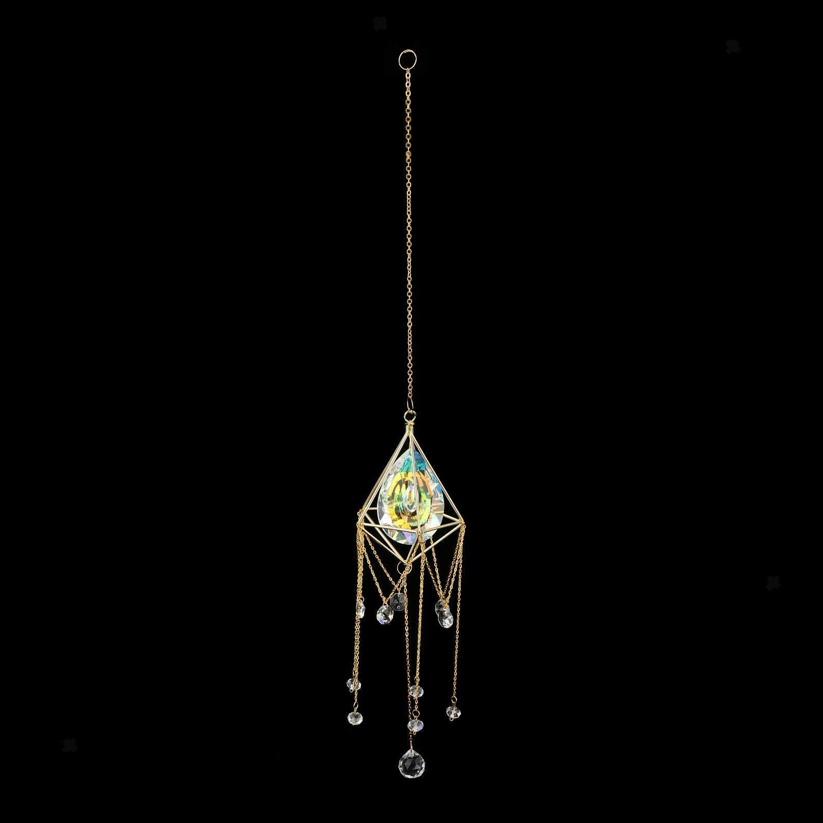Crystal Sun Catchers Rainbow Wind Chime Hanging Pendants for Home Decor