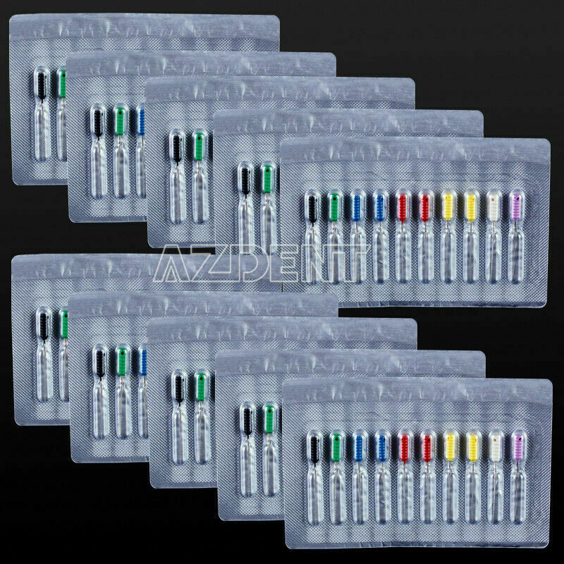 50 Kits Dental Endodontic Files Barbed Broaches Assorted 25mm 020#-900#
