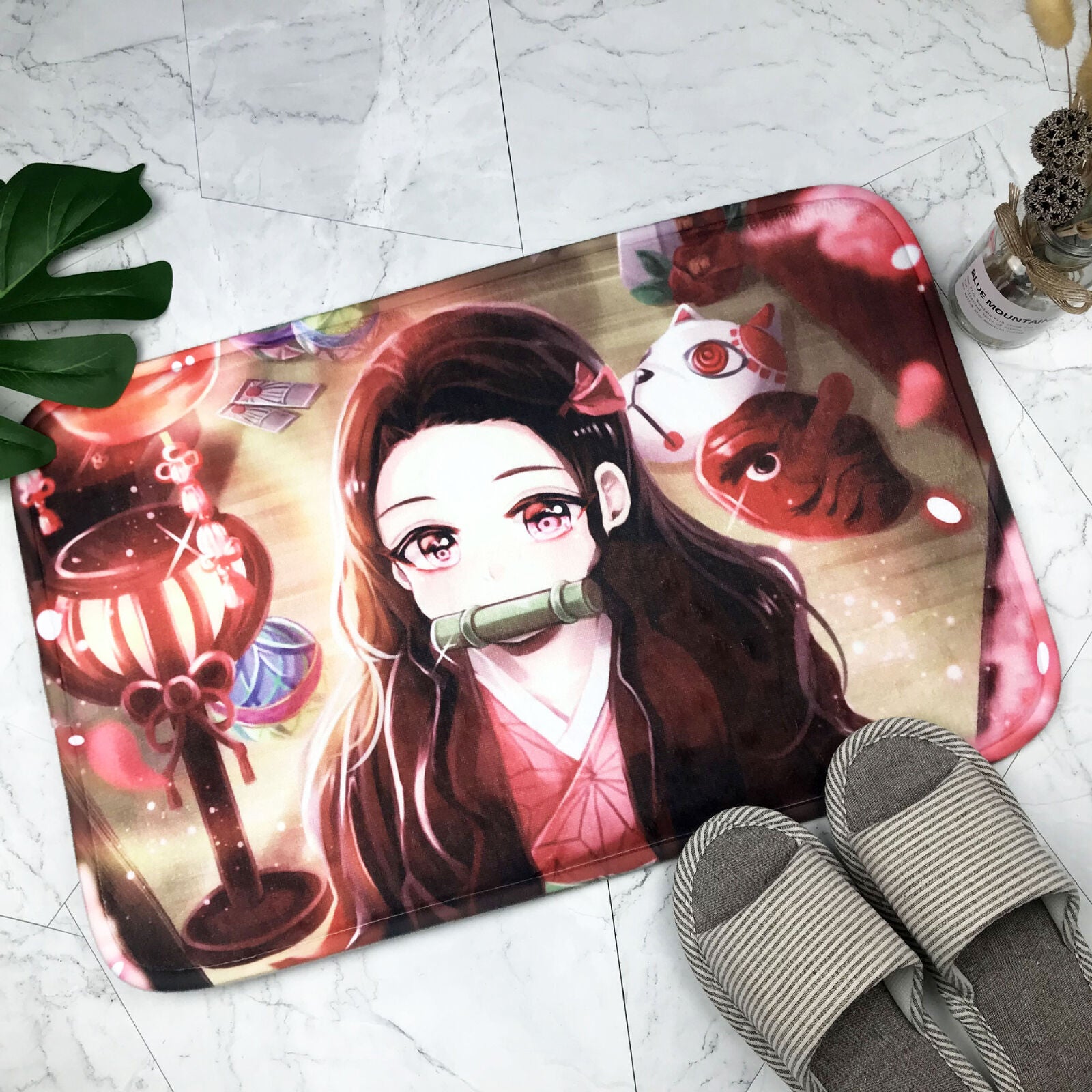 Demon Slayer Kimetsu no Yaiba Carpet Area Rug Bathroom Room Shower Room Floor