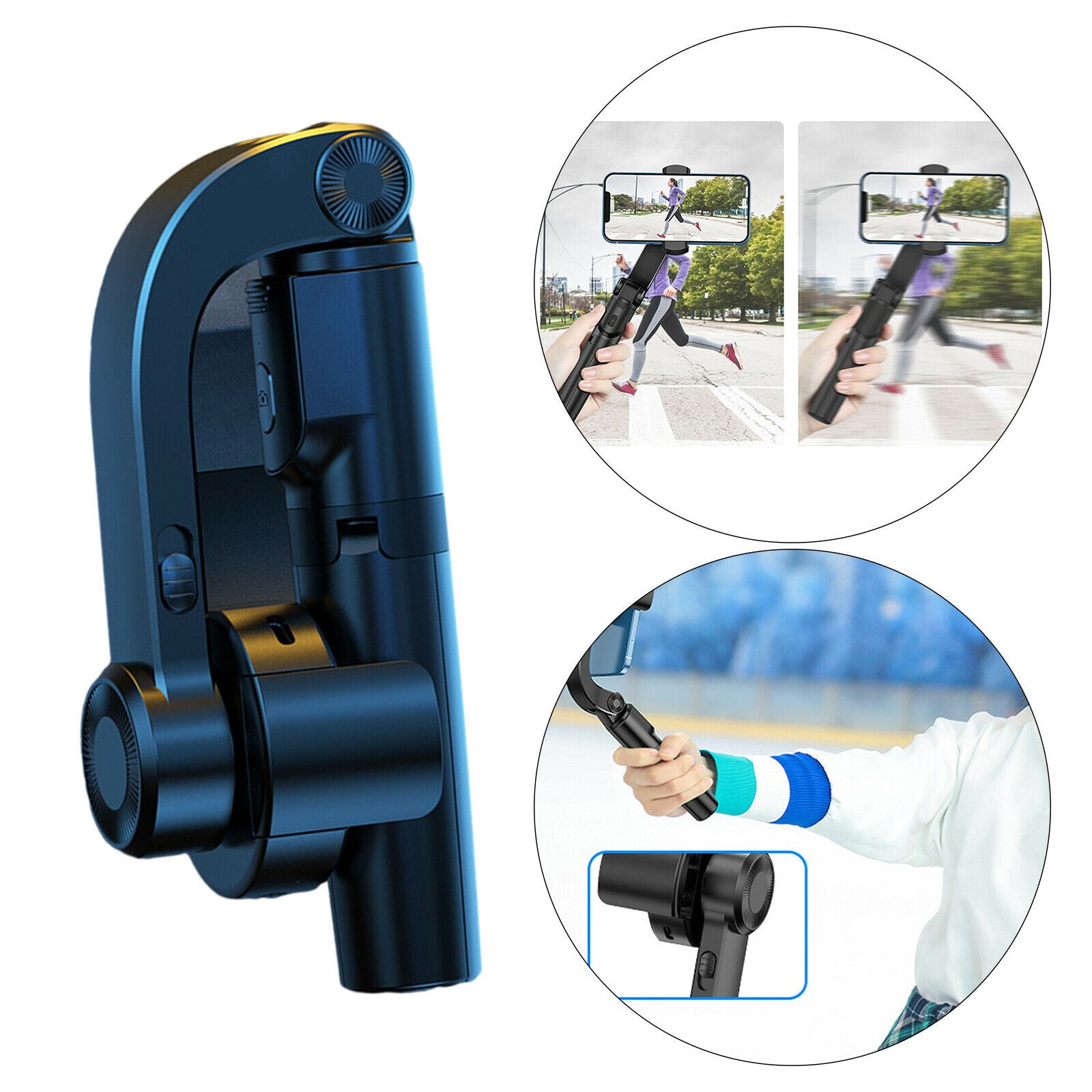 Handheld Selfie Stick Compact Extendable for Vlog Selfie Broadcast Party