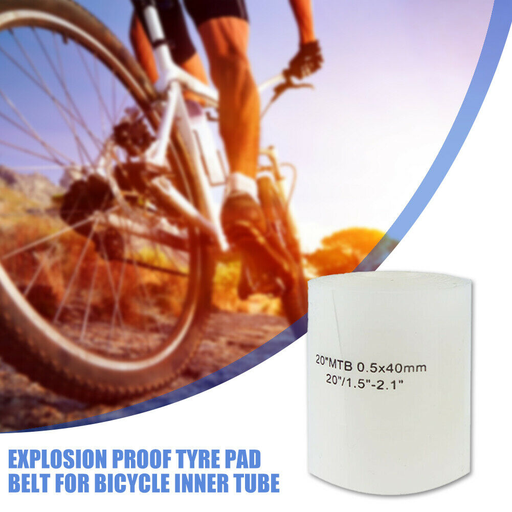 2pcs Bicycle MTB 20 inch Tire Liner Puncture-proof Belt Protection Pad  @
